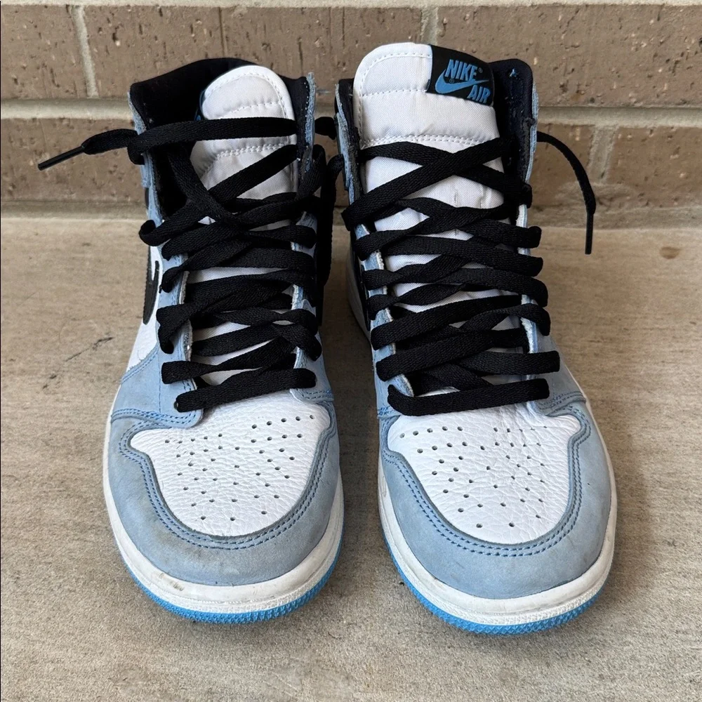 Jordan mens 8 Jordan 1 Retro high OG university blue 555088-134 sneaker shoes